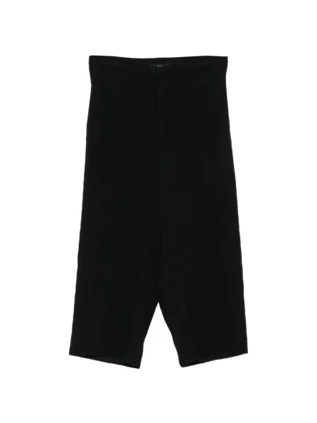 Pantaloni Y's tricotate negru