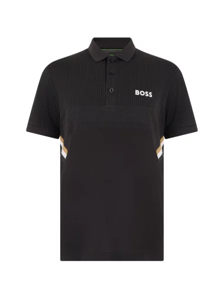 Tricou polo Boss negru