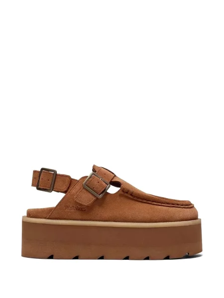 Sandale Clarks Originals cu cataramă maro