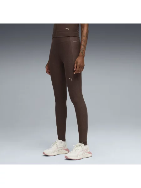 PUMA legginsy CLOUDSPUN z wysokim stanem Akcesoria S brązowy