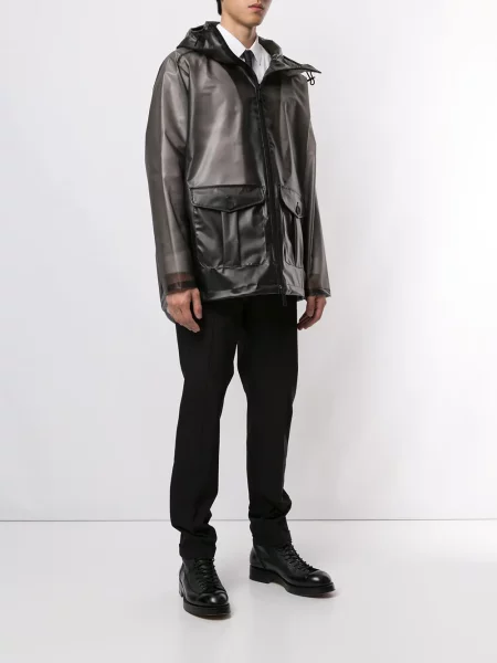 Scurt geacă parka Dsquared2 negru