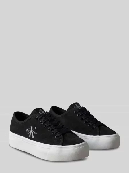 Sneakersy z detalami z logo Ck Calvin Klein czarne
