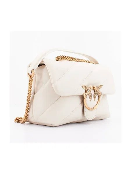 Crossbody kabelka Pinko biela