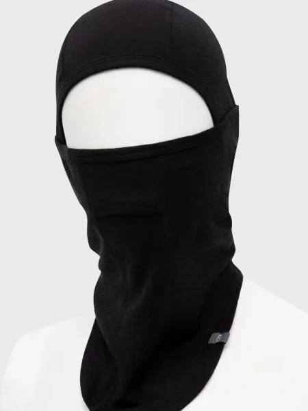 Icebreaker Kominiarka Oasis Balaclava Z Wełny Merino schwarz czarna