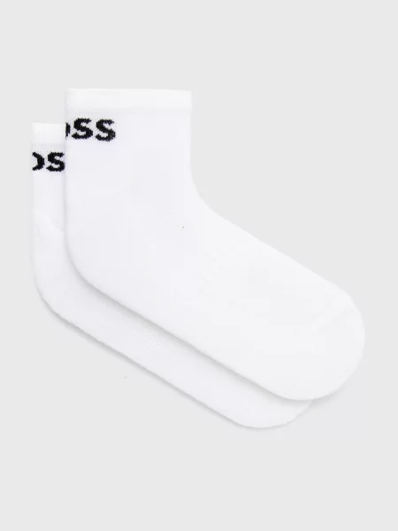 BOSS BLACK Șosete alb