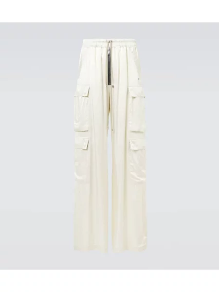 Cargo kalhoty Rick Owens bílé