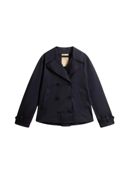 Płaszcz typu peacoat Woolrich niebieski