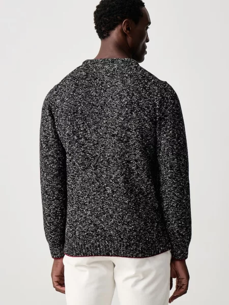 Tommy Hilfiger sweter z wełną czarny