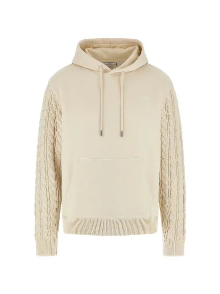 Kapucnis kapucnis melegítő felső Guess bézs