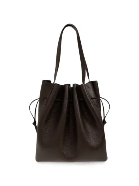 Geantă shopper Yuzefi din piele maro