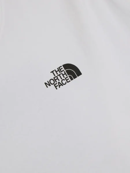 Tricou The North Face cu decolteu rotund alb