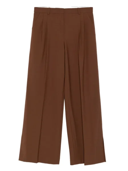 Pantaloni The Garment plisate maro