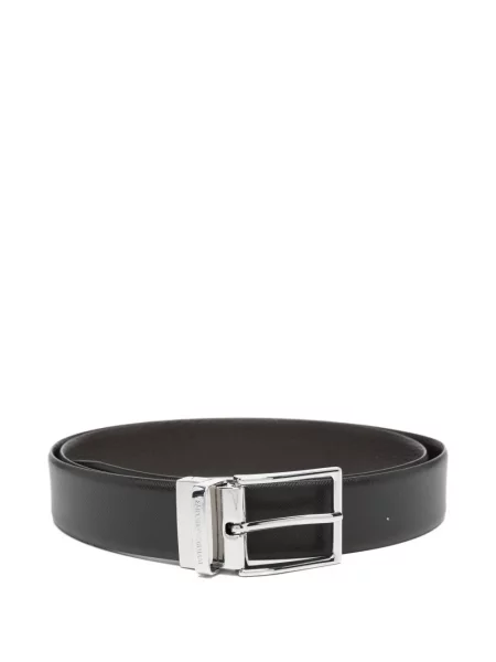 Curea Emporio Armani din piele maro