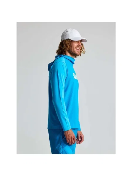 Tričko Slam s kapucňou modrá
