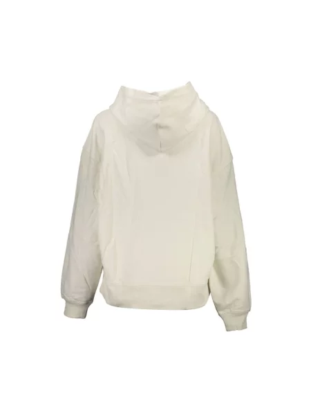 Bluza z kapturem Calvin Klein biała