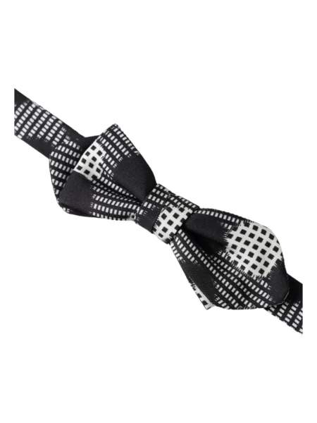 Jedwabny krawat Dolce And Gabbana czarny