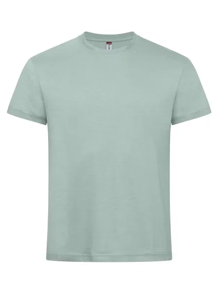 Clique New Classic-T — Klasyczny t-shirt z ringspun bawełny – Sage Green zielona