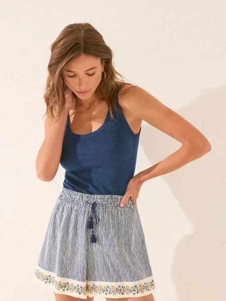 Къс панталон women'secret синьо