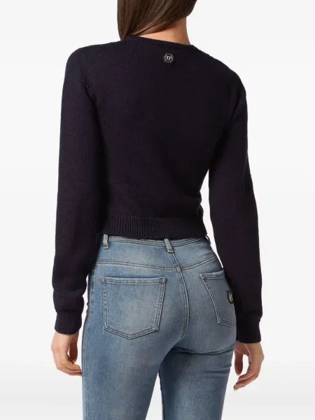 Pulover Philipp Plein lung negru