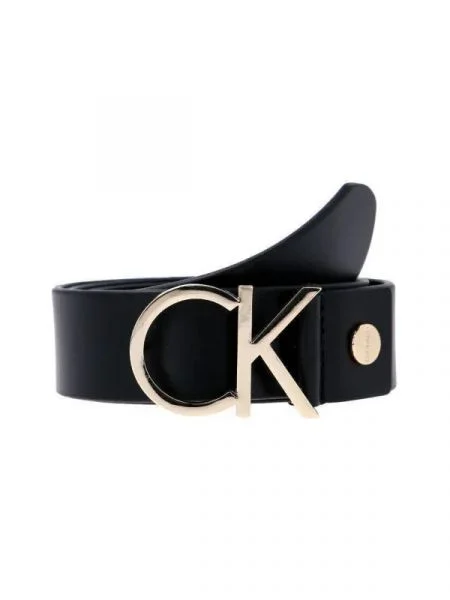 Calvin Klein de piele CK LOGO negru