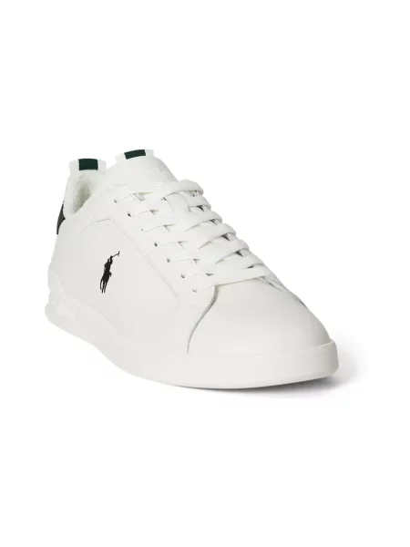 Sneakersy Polo Ralph Lauren skórzane białe