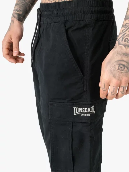 Брюки карго Lonsdale черные