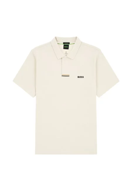 Scurt tricou polo Boss Green Hugo Boss cu imagine verde