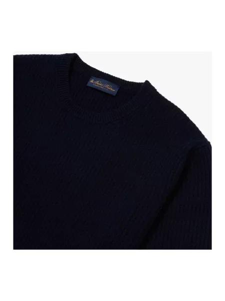Sweter Brooks Brothers z kaszmiru niebieski