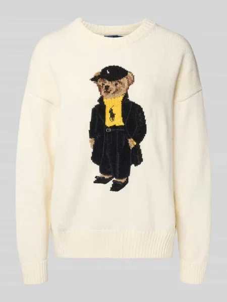 Sweter z dzianiny z okrągłym dekoltem Polo Ralph Lauren