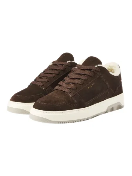 Sneakersy Nubikk zamszowe brązowe