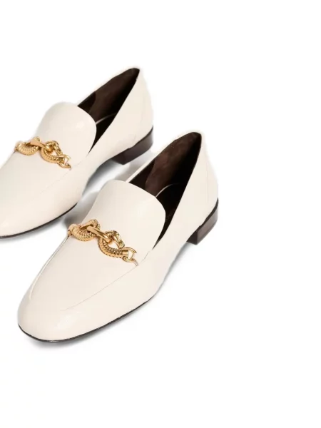 Pantofi loafer Tory Burch din piele fără toc