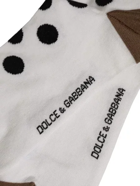 Κάλτσες Dolce & Gabbana λευκό