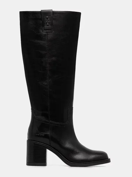 Кожаные сапоги Marc O'polo черные