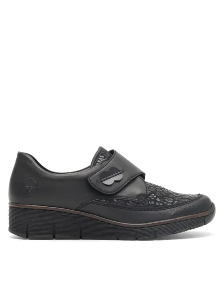Rieker Pantofi negru