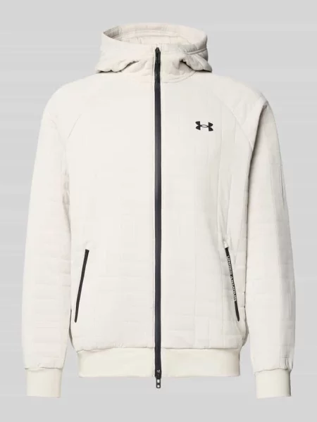 Bluza rozpinana zapinana na błyskawiczny Under Armour biała