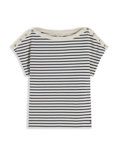 TOMMY HILFIGER Tricou deschis / bleumarin bej