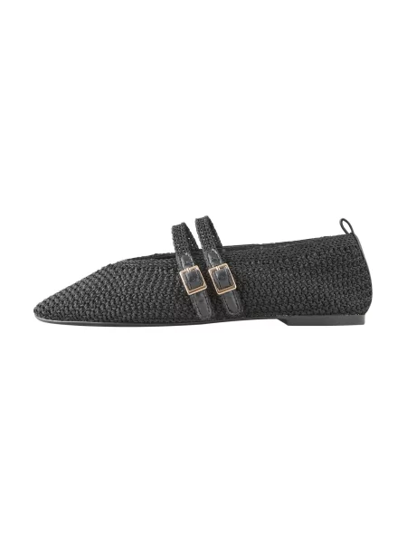 Next Balerini cu curea glezna Forever Comfort' negru