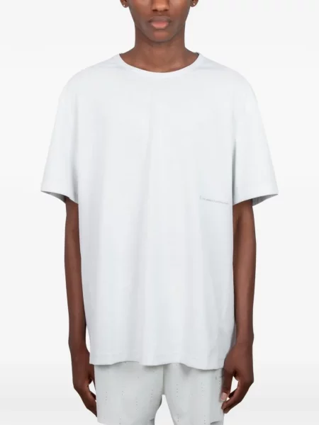 Scurt tricou On cu imagine alb
