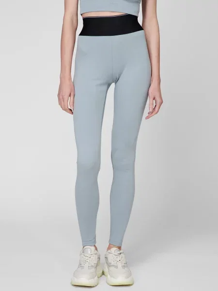 Штани PRPY бавовна/еластан блакитний