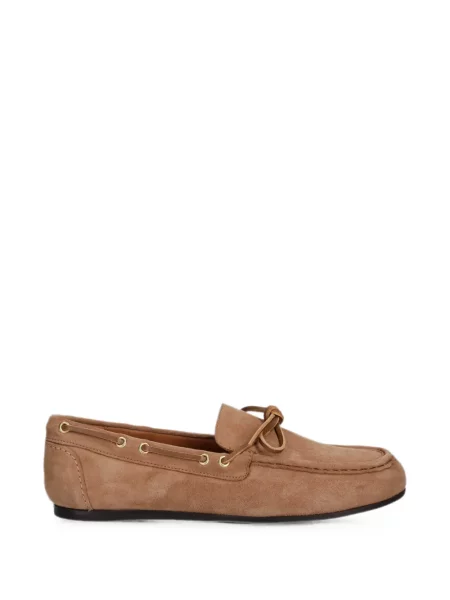Pantofi loafer Billi Bi cu funde din piele de căprioară
