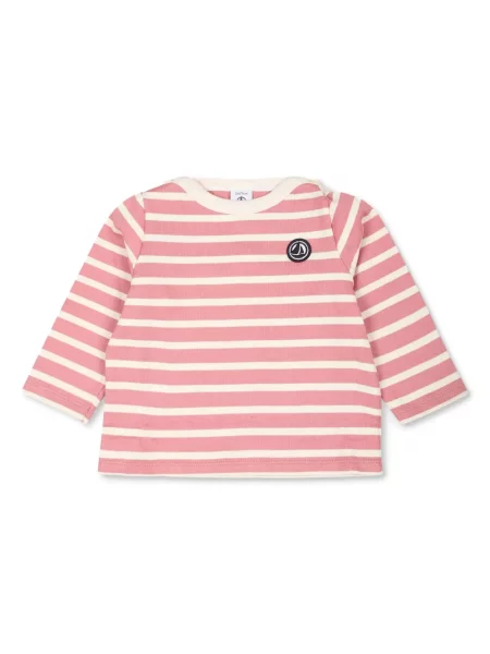 Koszulka dziecięca Petit Bateau różowa