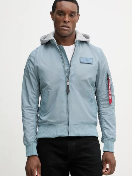 Alpha Industries rövid kabát TT Hood kék