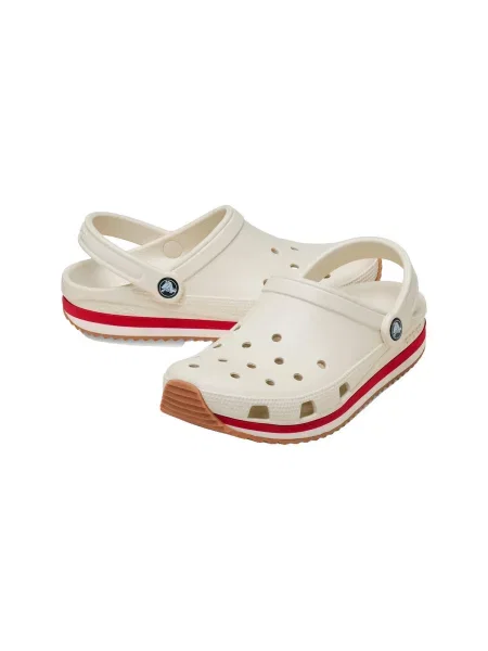 Pantofi Crocs retro alb