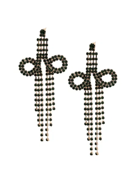 SOHI Uhani Dara rožnato zlata črna