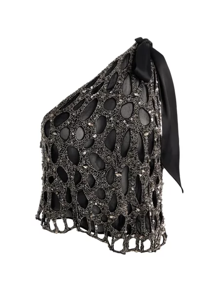 Top Alice + Olivia negru
