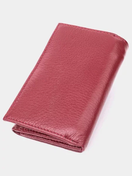 ST Leather Accessories Гаманець Шкіра бордовий