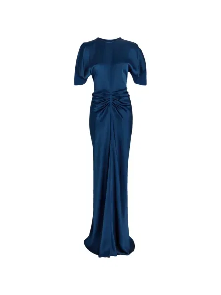 Rochie maxi Victoria Beckham albastru
