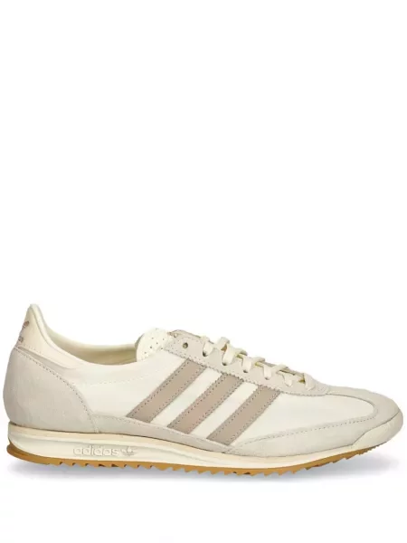 Zomšinės dryžuotos sportbačiai Adidas Stan Smith mėlyna