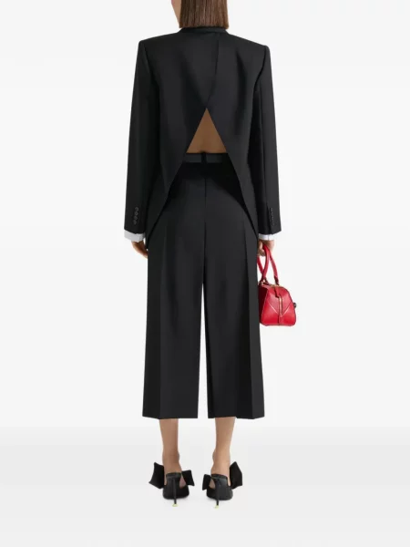 Fustă midi Givenchy de lână negru