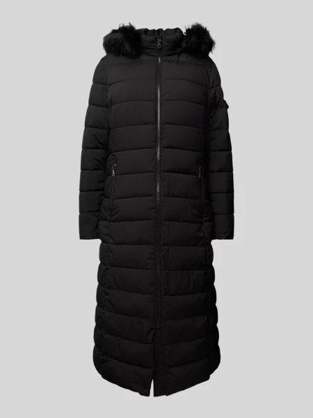 Płaszcz pikowany ze stójką Lauren Ralph Lauren czarny